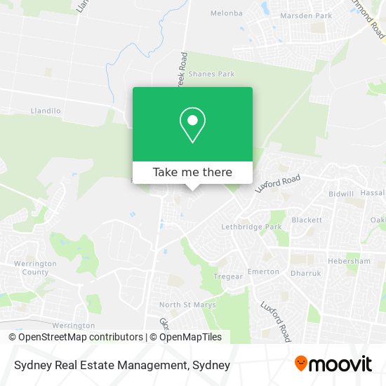 Mapa Sydney Real Estate Management