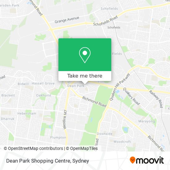 Dean Park Shopping Centre map