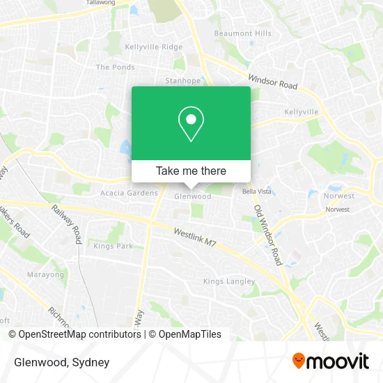 Glenwood map