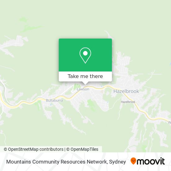 Mountains Community Resources Network map