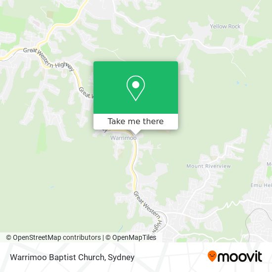 Warrimoo Baptist Church map