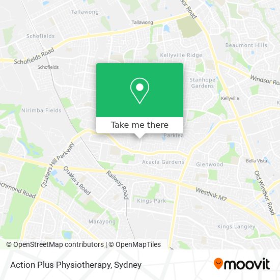 Action Plus Physiotherapy map