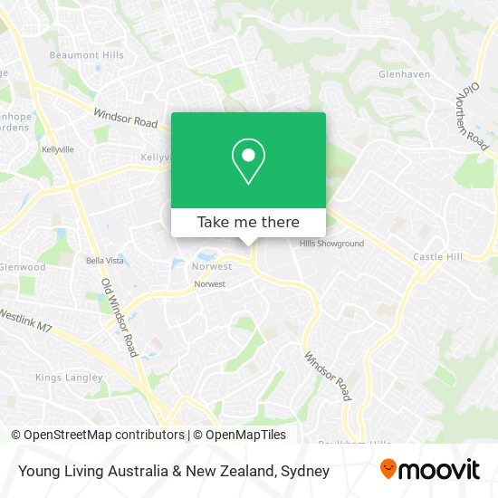 Young Living Australia & New Zealand map