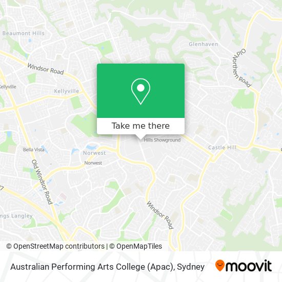 Australian Performing Arts College (Apac) map