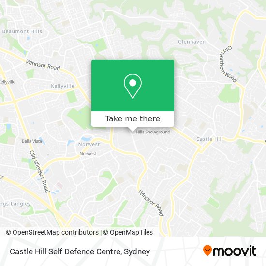 Castle Hill Self Defence Centre map