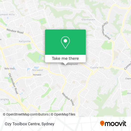 Ozy Toolbox Centre map