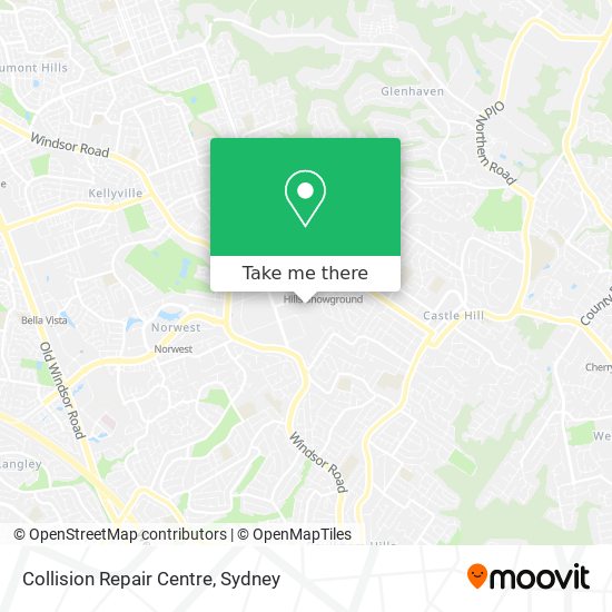 Collision Repair Centre map