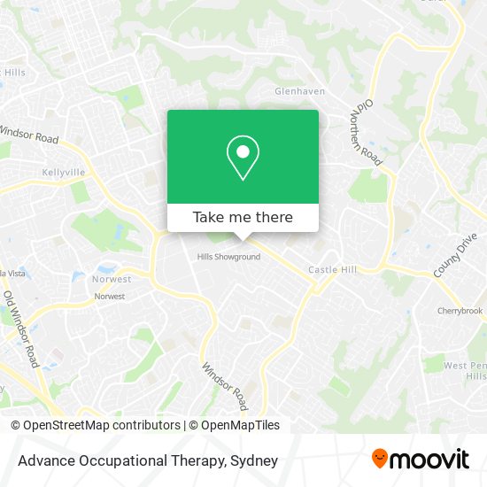 Advance Occupational Therapy map