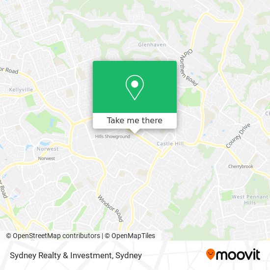 Sydney Realty & Investment map