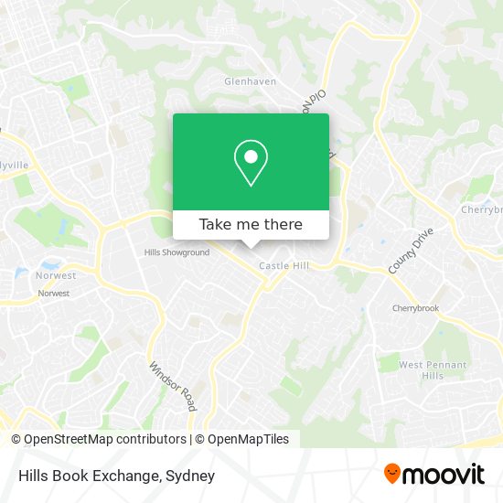 Hills Book Exchange map