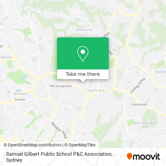 Mapa Samuel Gilbert Public School P&C Association