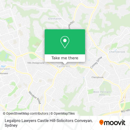 Mapa Legalpro Lawyers Castle Hill-Solicitors Conveyan