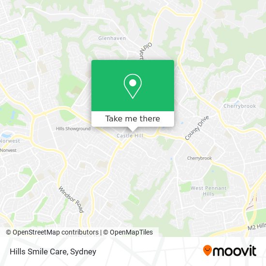 Hills Smile Care map