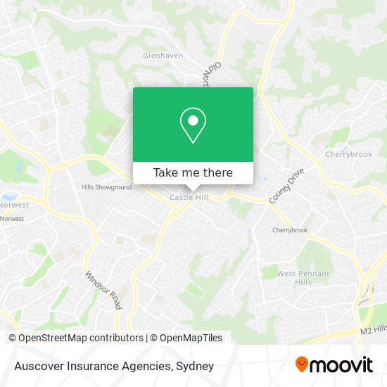 Auscover Insurance Agencies map