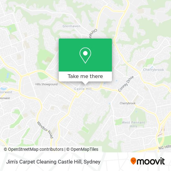 Mapa Jim's Carpet Cleaning Castle Hill