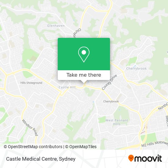 Mapa Castle Medical Centre