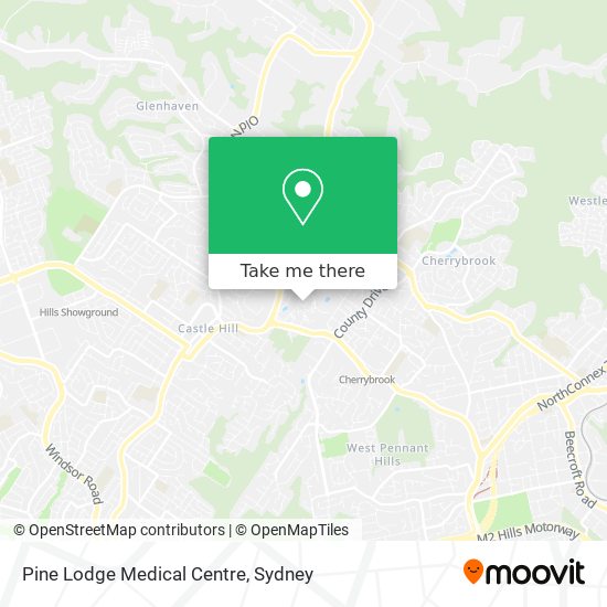 Pine Lodge Medical Centre map