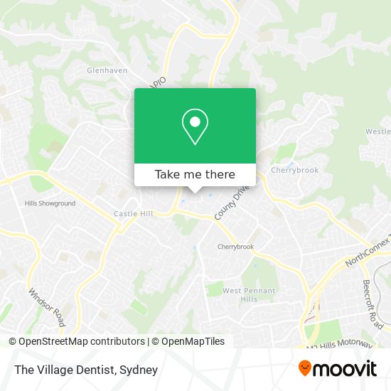 The Village Dentist map