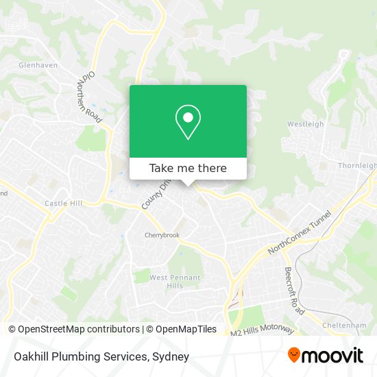 Mapa Oakhill Plumbing Services