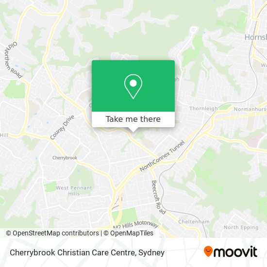 Mapa Cherrybrook Christian Care Centre