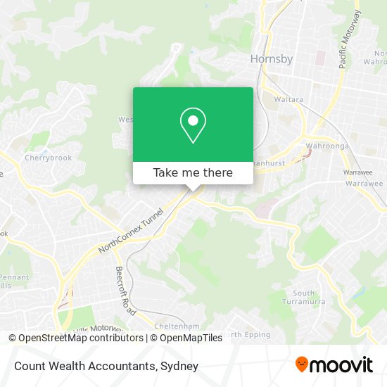 Count Wealth Accountants map