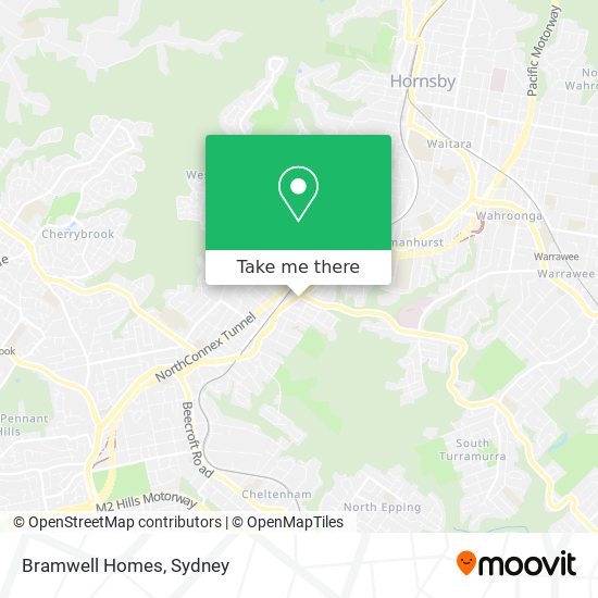 Bramwell Homes map