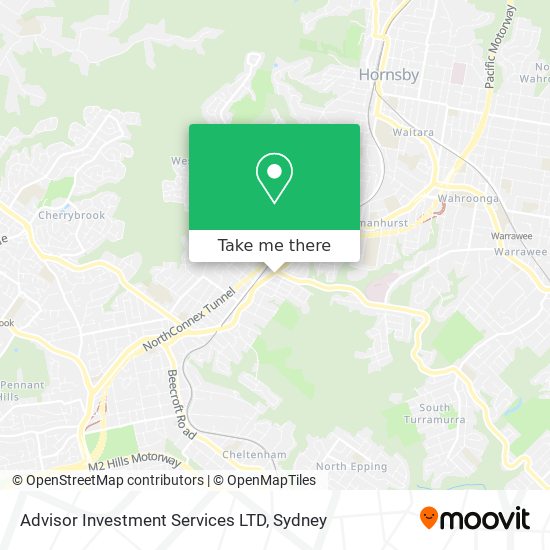 Advisor Investment Services LTD map