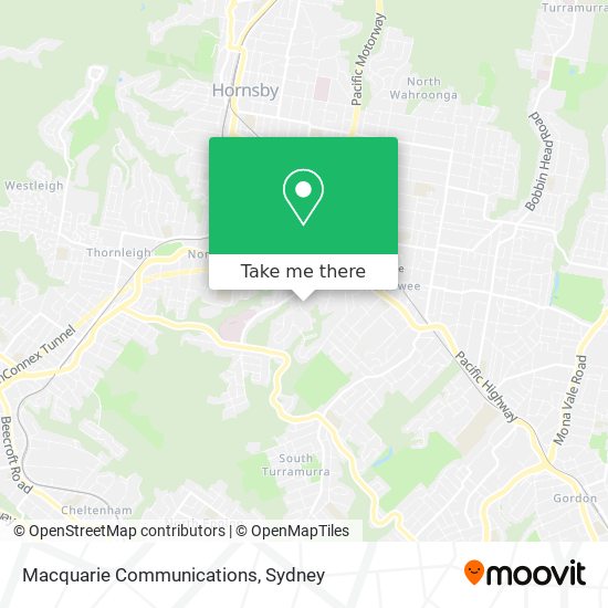 Macquarie Communications map