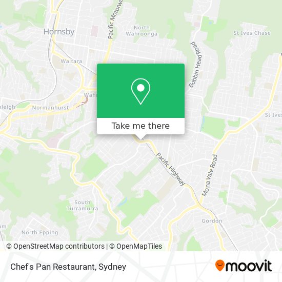 Chef's Pan Restaurant map
