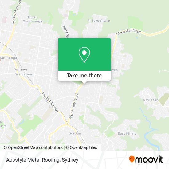 Ausstyle Metal Roofing map