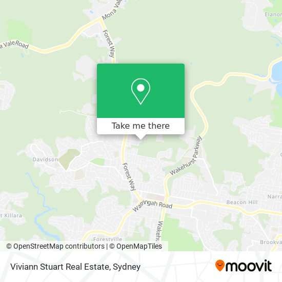 Viviann Stuart Real Estate map