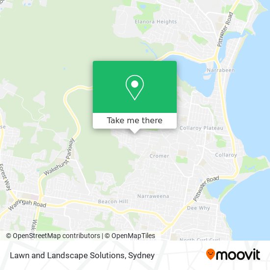 Lawn and Landscape Solutions map