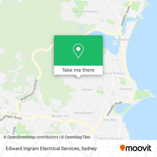 Edward Ingram Electrical Services map
