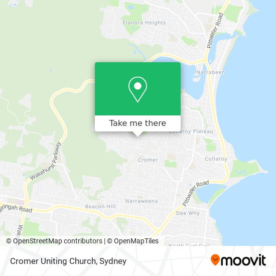 Mapa Cromer Uniting Church