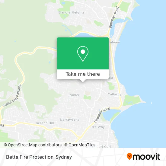 Betta Fire Protection map