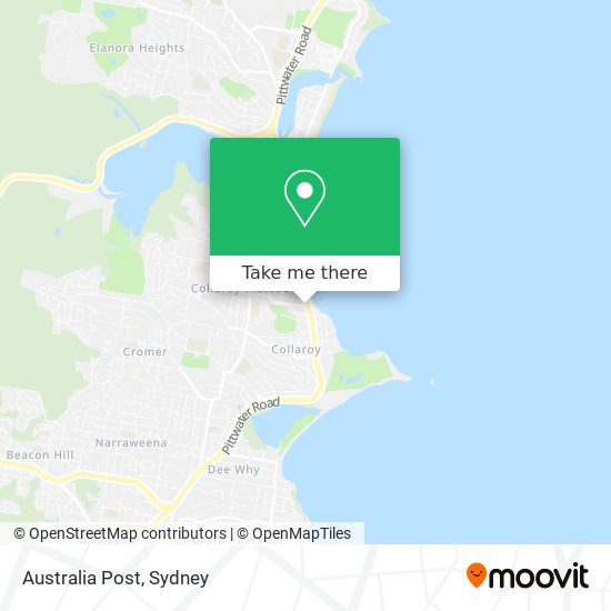 Australia Post map