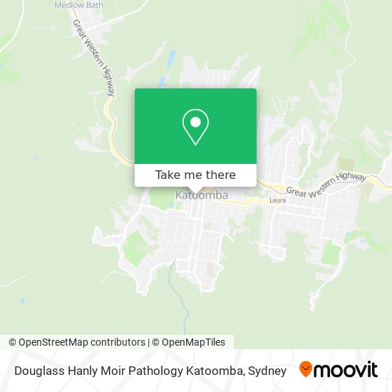 Mapa Douglass Hanly Moir Pathology Katoomba