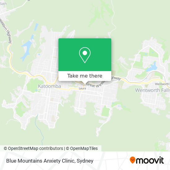 Blue Mountains Anxiety Clinic map