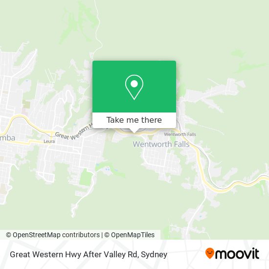 Great Western Hwy After Valley Rd map