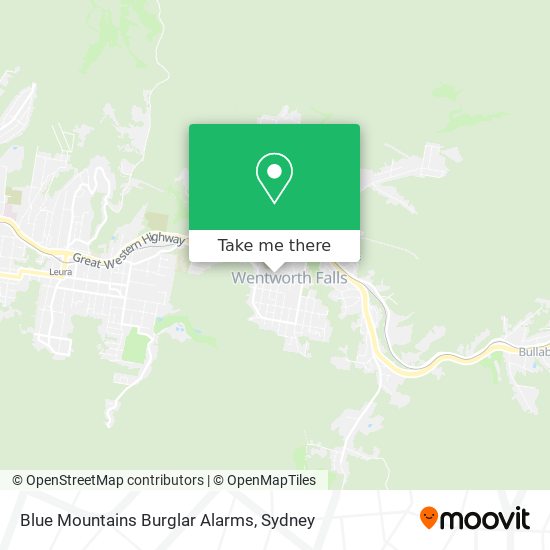 Blue Mountains Burglar Alarms map