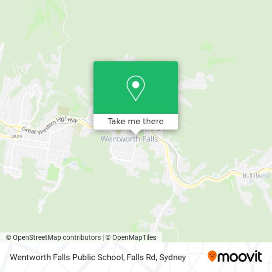 Wentworth Falls Public School, Falls Rd map