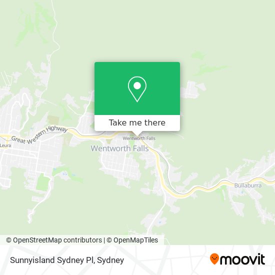 Mapa Sunnyisland Sydney Pl