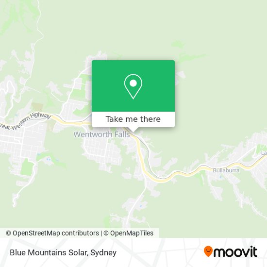 Blue Mountains Solar map