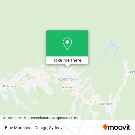 Mapa Blue Mountains Design