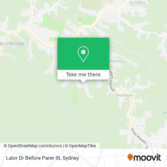 Lalor Dr Before Parer St map
