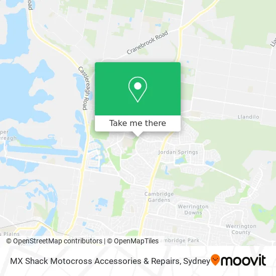 Mapa MX Shack Motocross Accessories & Repairs