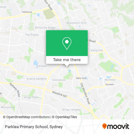Parklea Primary School map