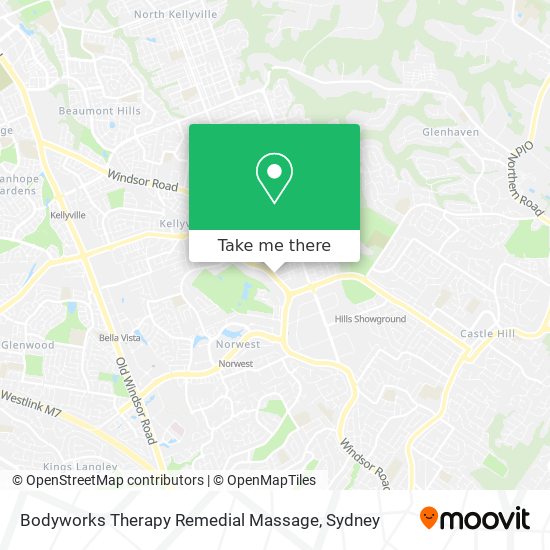 Bodyworks Therapy Remedial Massage map