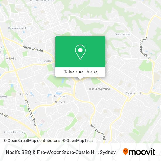 Nash's BBQ & Fire-Weber Store-Castle Hill map