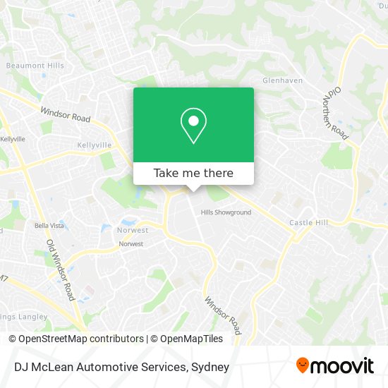 DJ McLean Automotive Services map